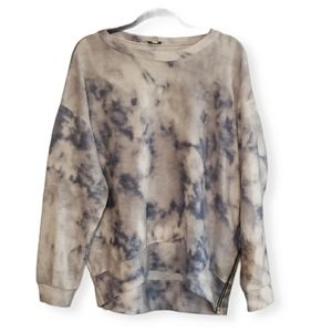 Blue Tie Dye Soft Oversized Sweater